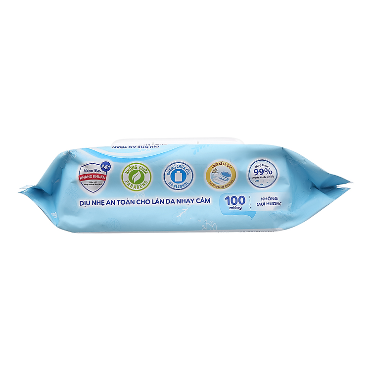 Mua Khăn ướt Bobby NANO Bạc kháng khuẩn 100 tờ Chính hãng Tiết kiệm - Hình ảnh 4