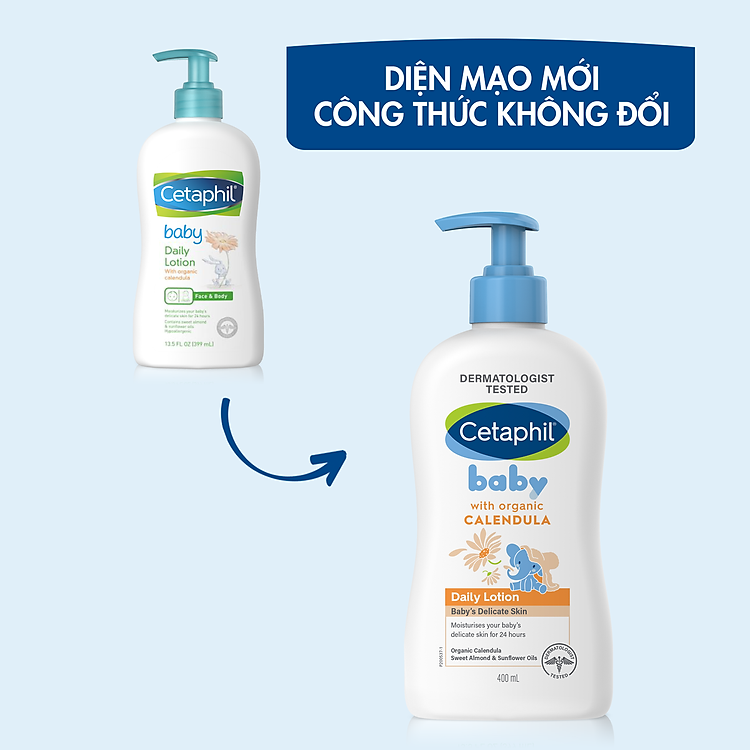 Sữa dưỡng da Cetaphil Baby 400ml Chính hãng Ưu đãi - Hình ảnh 5
