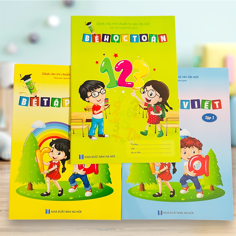 Bé Học Toán, Bé Tập Viết Quyển 1, 2