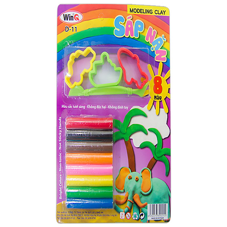 Đất Nặn 8 Màu D-11 tại Fahasa Chính hãng Giá rẻ - Hình ảnh 2
