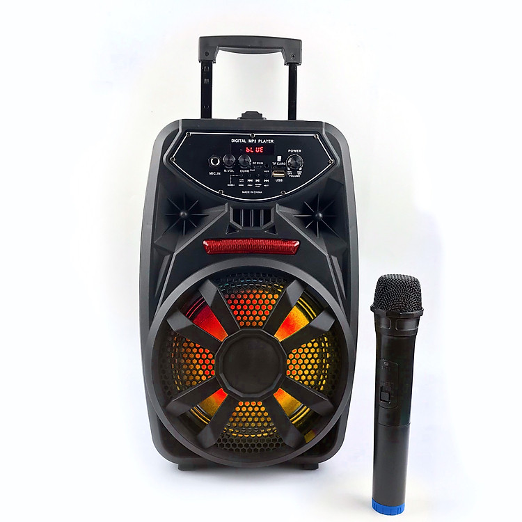 Loa Kẹo Kéo Karaoke GUTEK QS2802, Âm Thanh Hay, Bass Chuẩn, Kết Nối Bluetooth, Usb, 3.5, Thẻ Nhớ - Hàng chính hãng