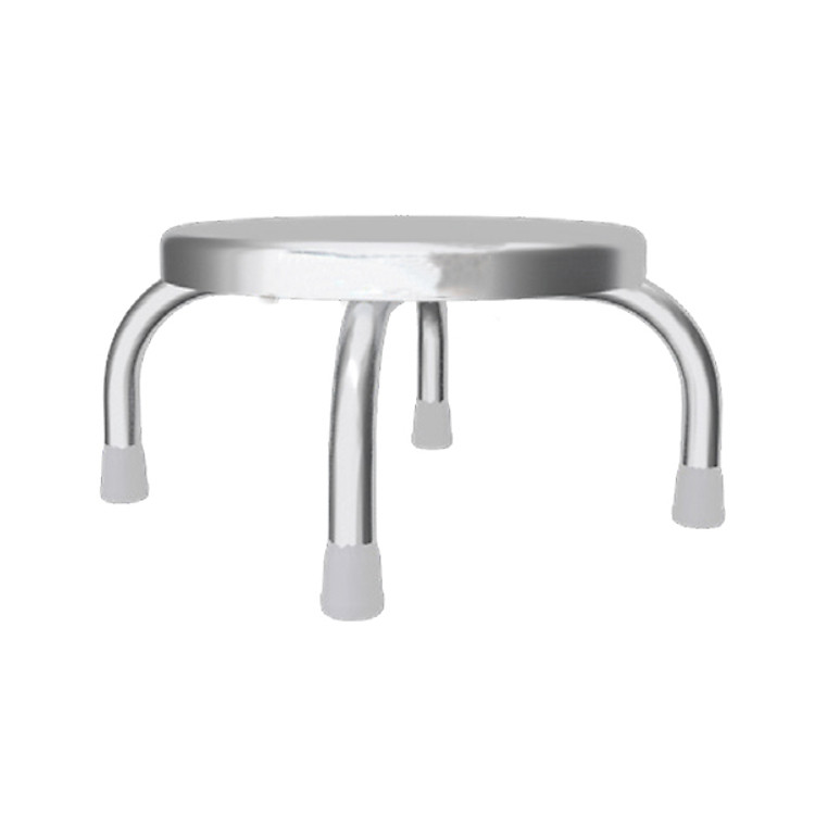 Ghế đẩu inox lùn (Đòn Inox) Sản xuất từ 100% Inox Cao Cấp Có Độ Cứng Và Độ Bền Cao, Vệ Sinh Dễ Dàng, Ghế Inox Tạo Cảm Giác Sạch Sẽ, Phù Hợp Với Quán Ăn - QP - Kích thước 28 x 28 x 15 cm