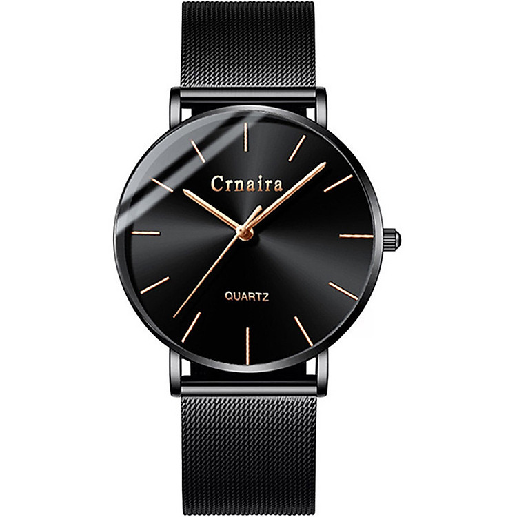 Đồng Hồ Nam Crnaira CR8333 Siêu Mỏng mặt đồng hồ tròn, thiết kế đẹp mắt, sáng bóng với tính năng hiện đại cho phái mạnh tự tin, mạng mẽ và thời trang thiết kế ôm tay với Dây Thép Mành