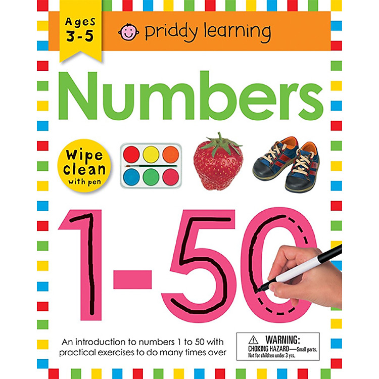 Sách Wipe Clean Workbook: Numbers 1-50