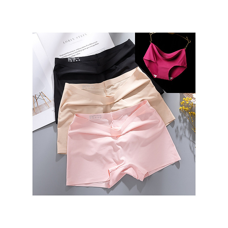 COMBO 3 QUẦN SU MẶC TRONG VÁY CAO CẤP- TẶNG KÈM 1 QUẦN LÓT SU TRƠN CAO CẤP