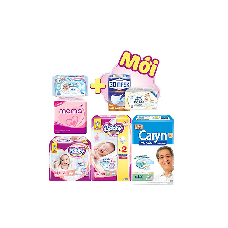 Mua Combo Đi Sinh Bobby 8 Món kèm Túi Chính hãng Tiết kiệm - Hình ảnh 2