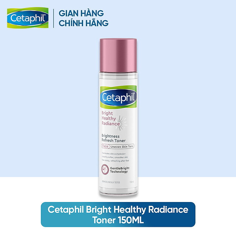 Nước cân bằng làm sáng da Cetaphil Bright Healthy Radiance Refresh Toner 150ml