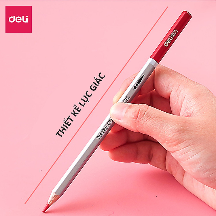 Bút Chì Màu Nước Deli (24 màu) - Ảnh 5