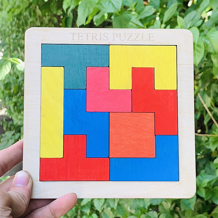 Mua Đồ Chơi Gỗ Tetris Rèn Luyện Trí Thông Minh Chính hãng Giá tốt - Hình ảnh 3