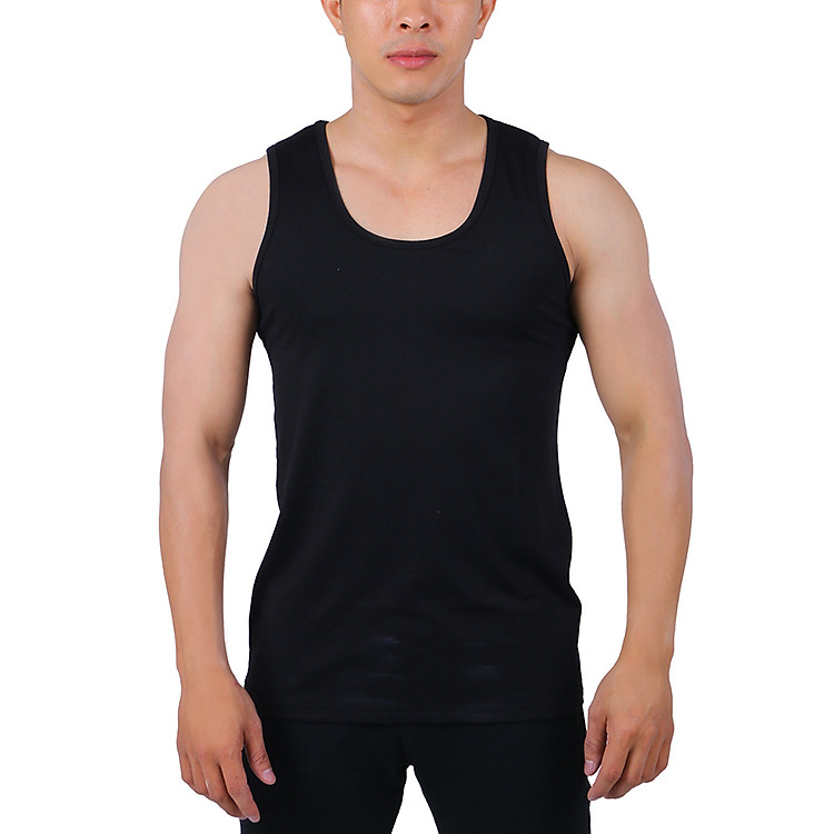 Áo Thun Tập Gym Nam Ba Lỗ Unique Apparel ATBLD - Đen