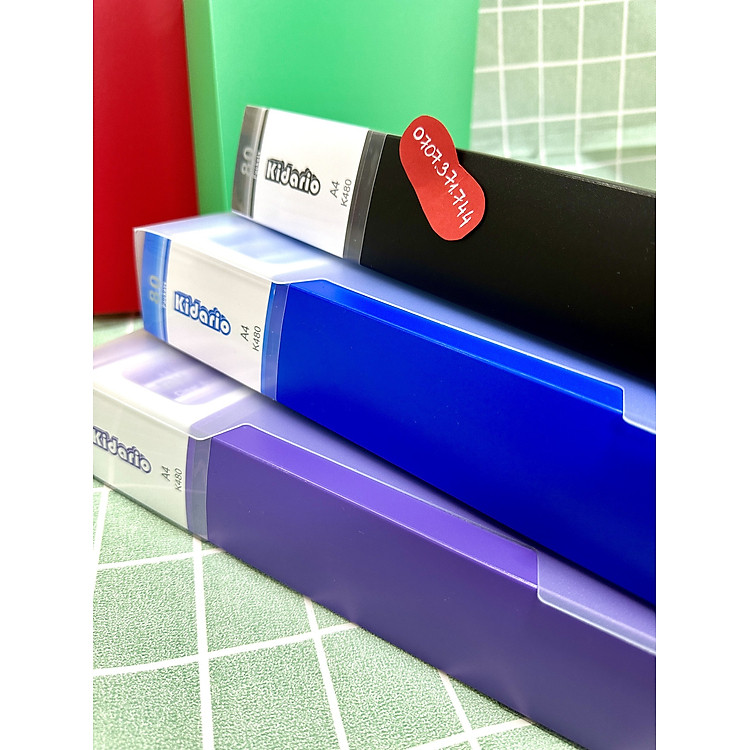 Bìa Hộp A4 Kidario (80 lá) - Ảnh 2