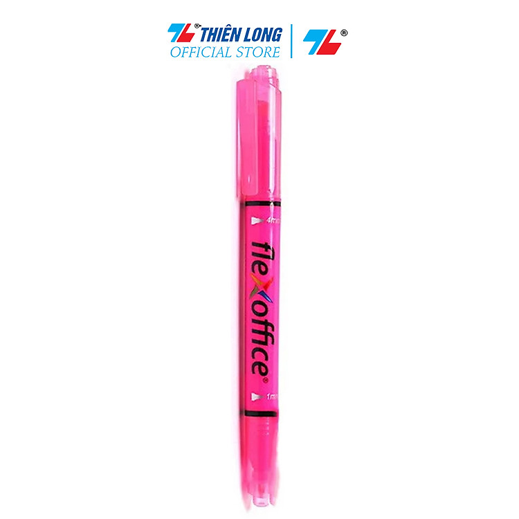 Bút dạ quang FlexOffice FO-HL01 – Mực hồng