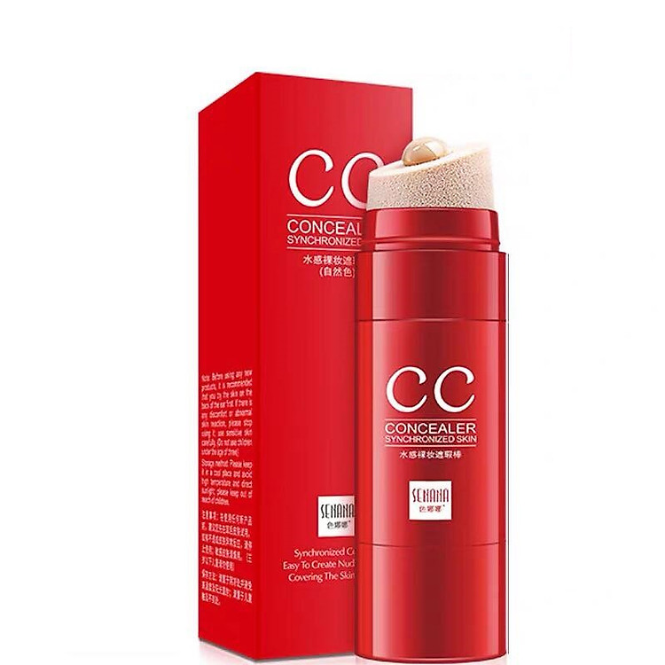 Kem nền che khuyết điểm đỏ CC Concealer Synchronized Skin SENANA