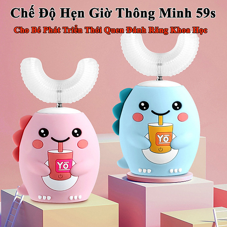 Bàn Chải Đánh Răng Điện KUNBE Cho Bé Chính hãng Giá rẻ - Hình ảnh 5