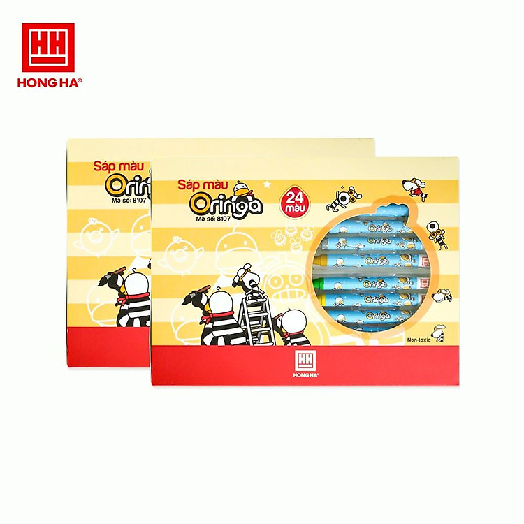 Sáp màu Hồng Hà Oringa (24 màu)
