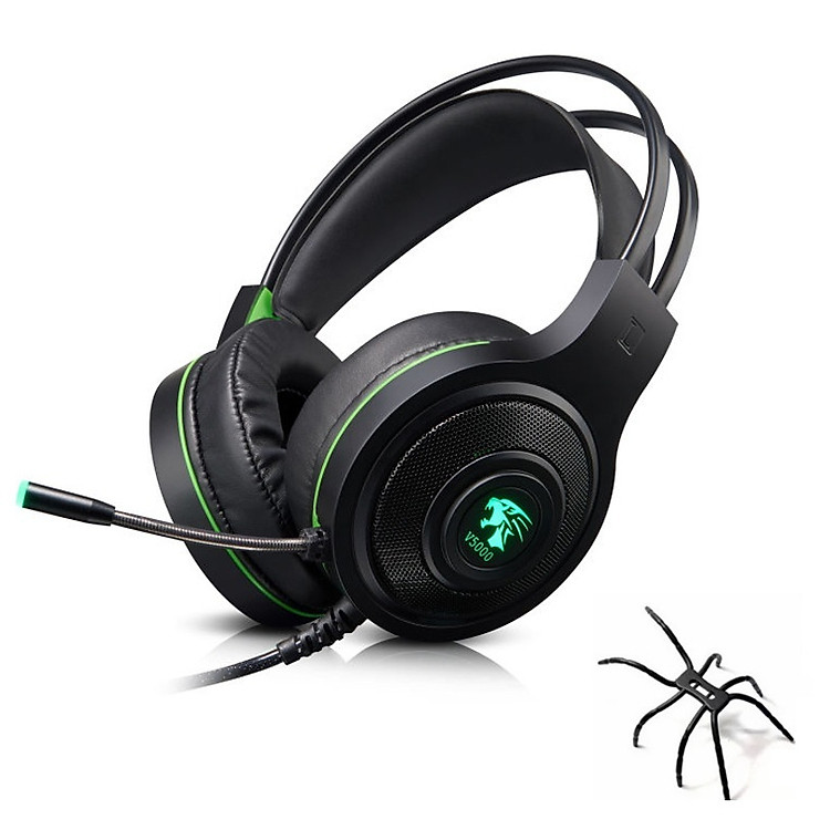 Tai Nghe Chụp Tai Chơi Game V5000 + Tặng giá đỡ điện thoại