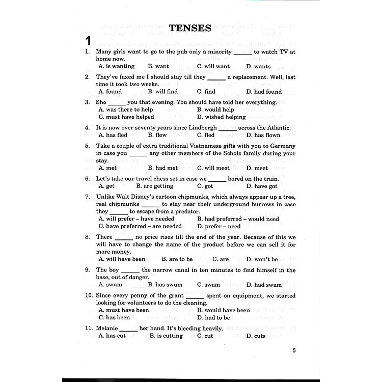 Câu Hỏi Trắc Nghiệm Chuyên Đề Ngữ Pháp Tiếng Anh (Vĩnh Bá) - Ảnh 3