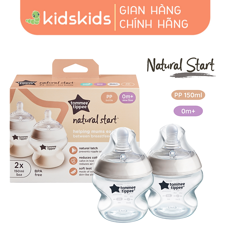 Bình Sữa Tommee Tippee Natural 150ml Ưu đãi