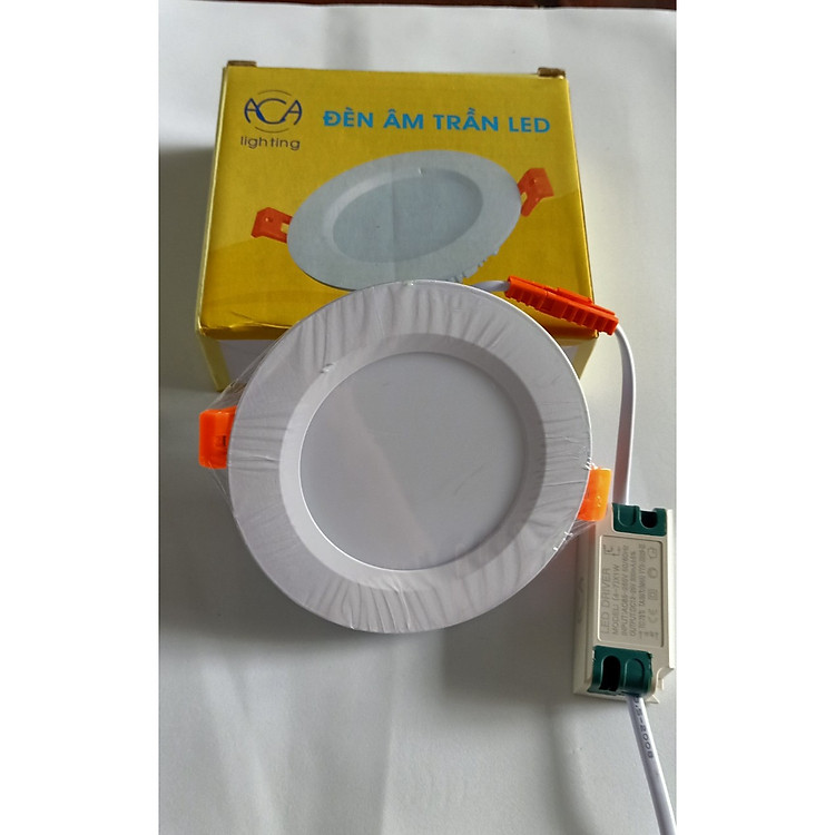 Đèn led âm trần đổi 3 màu 7W