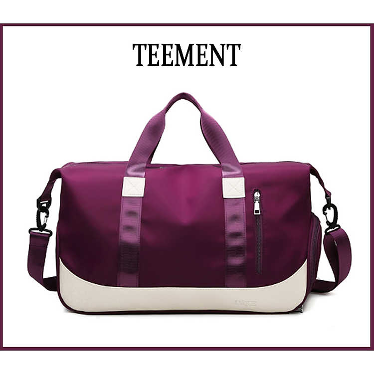 Túi Xách Du Lịch Đa Năng Cao Cấp Teement, Có Ngăn Đựng Giày Riêng Biệt, Ngăn Chống Thấm Nước - Hàng Chính Hãng