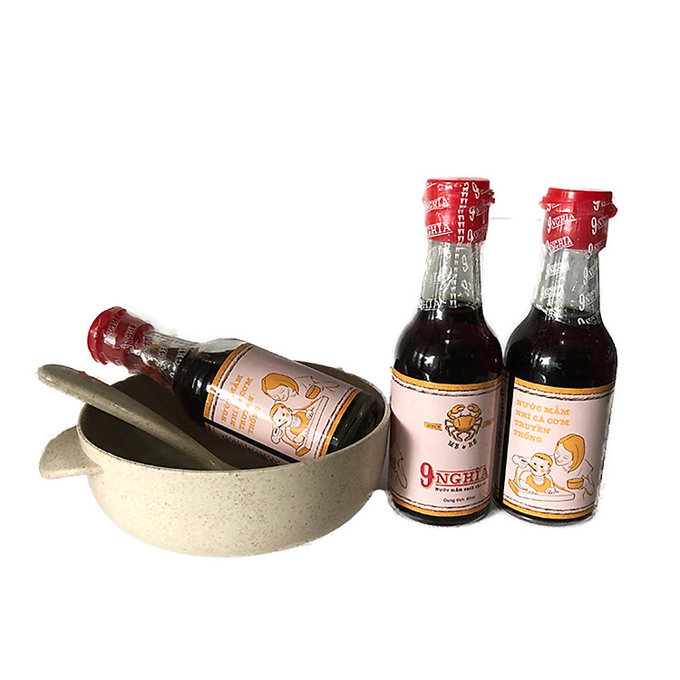 Combo 6 chai nước mắm dành cho bé 60ml Phú Quốc 9 Nghĩa