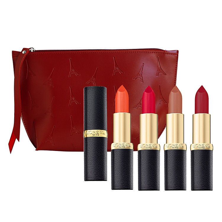 Bộ 4 Son L'Oreal Paris Color Riche Matte - 4 Màu Đẹp Nhất