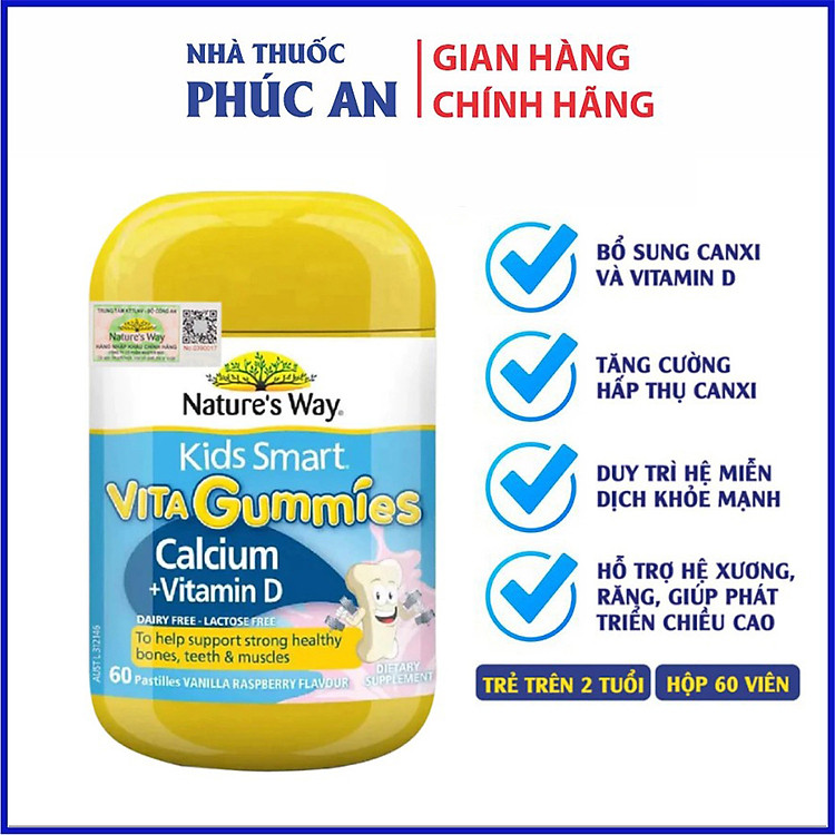 Tìm mua tại Avakids:Kẹo dẻo Canxi Vitamin D Nature's Way, tràn ngập Khuyến mãi, Ưu đãi