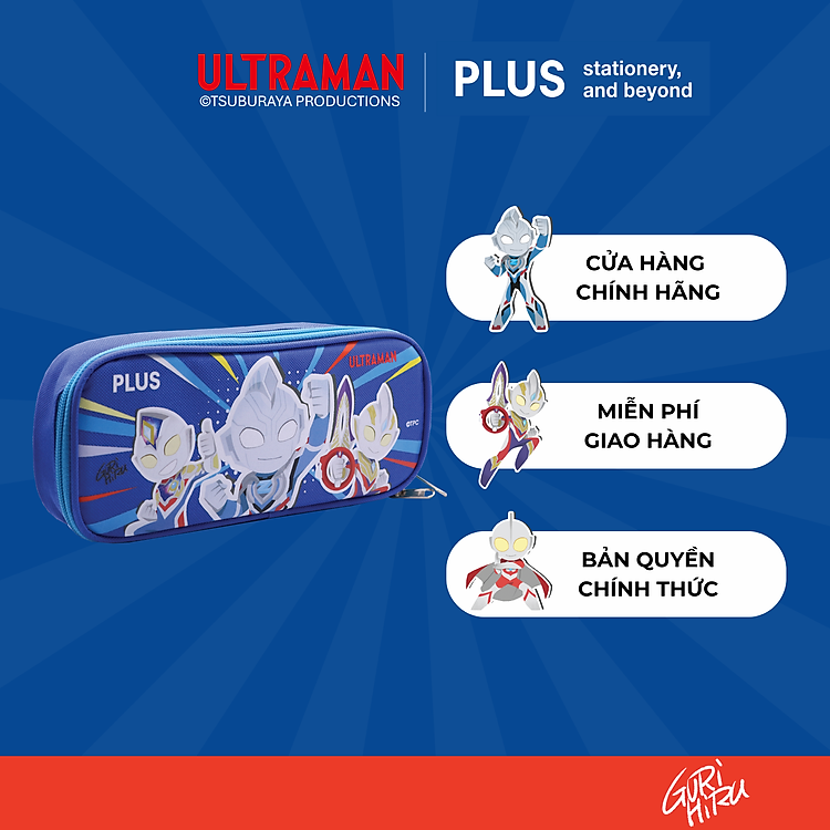 Túi Đựng Bút Ultraman - Vải Canvas Cao Cấp - Ảnh 5
