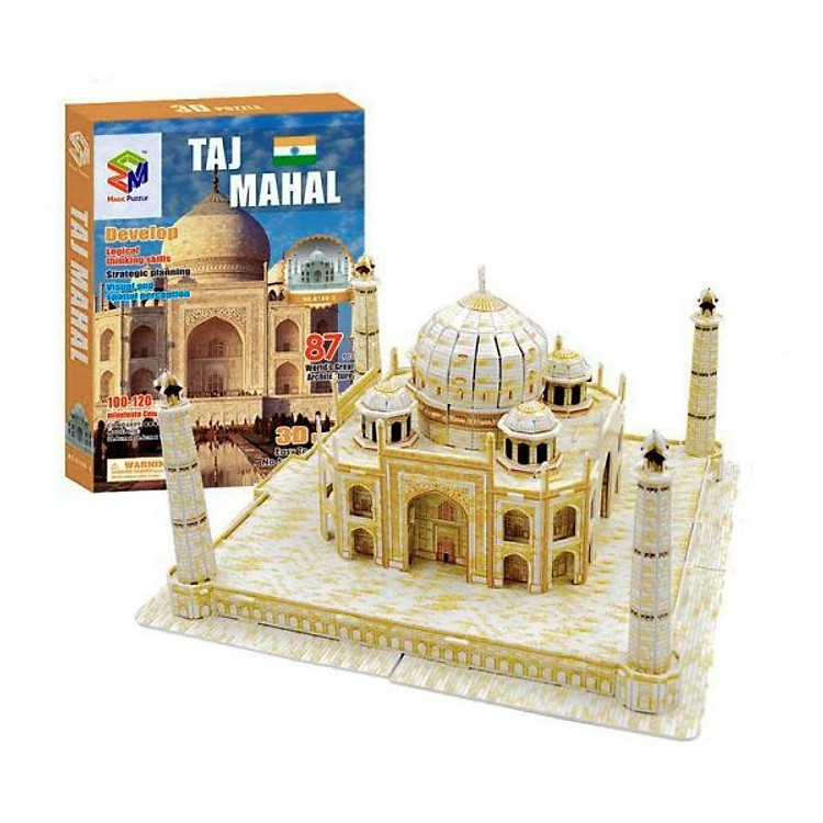 Mô Hình Giấy 3D Magic Puzzle : Đền Taj Mahal G168-3 (87 Chi Tiết)
