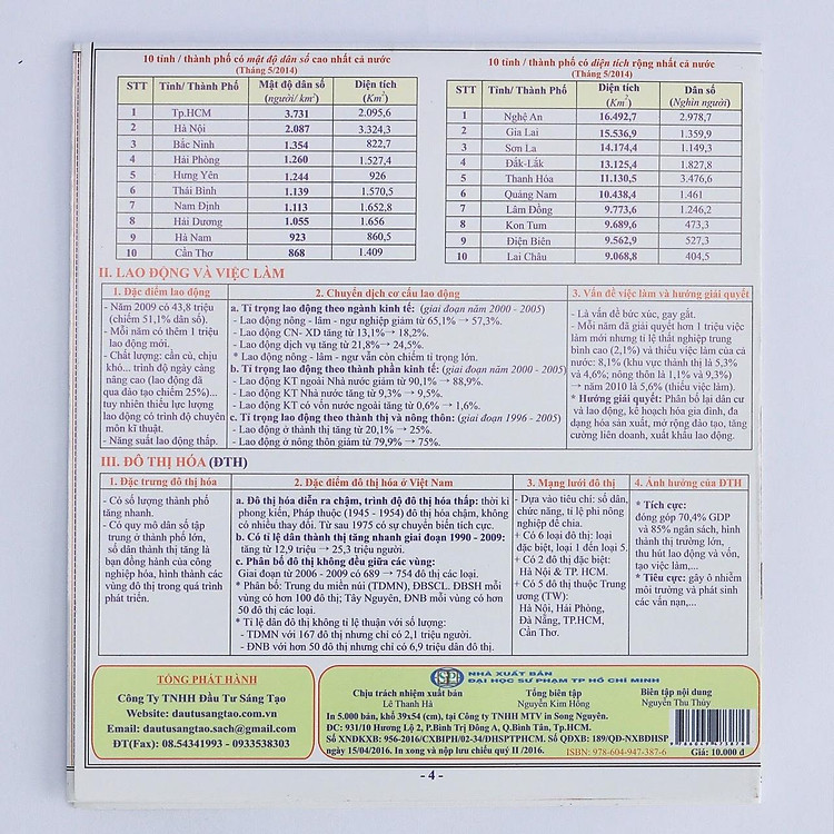 Ôn Tập Nhanh Kì Thi THPT Quốc Gia - Môn Địa Lí - Ảnh 3