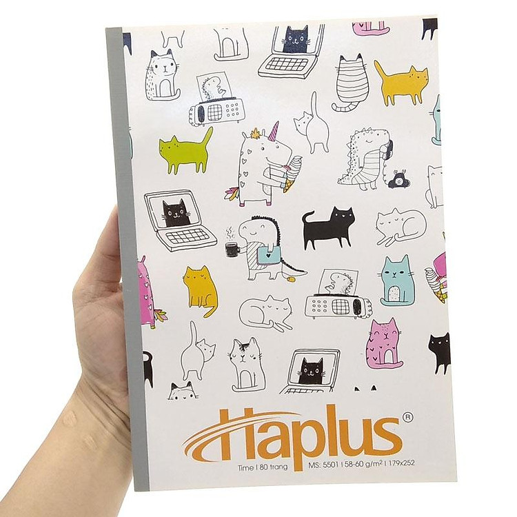 Tập Kẻ Ngang 80 Trang ĐL 60g/m2 Haplus 5501 (5 tập) - Ảnh 6
