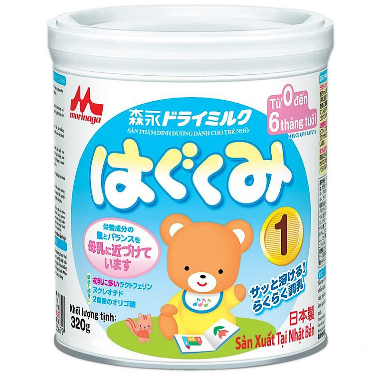 Tìm mua tại Avakids:Sữa Morinaga Số 1 Hagukumi 320g Tin cậy, tràn ngập Khuyến mãi, Ưu đãi