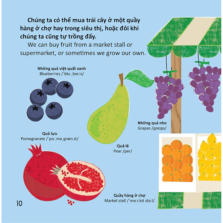 Thư Viện Từ Vựng Đầu Đời Cho Bé - Thức Ăn Của Tớ - Ảnh 7