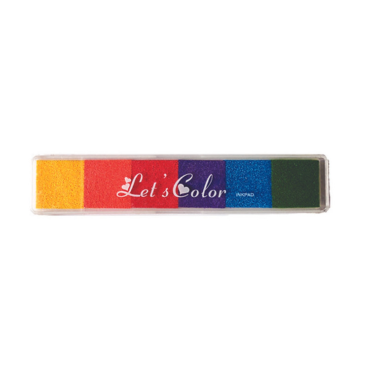 Hộp Mực Dấu 6 Màu Gradient Let's Color