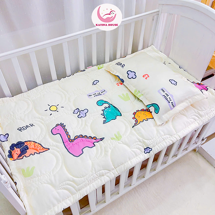 Chọn mua tại Shopee: Bộ nệm tencel cho bé Khủng long mua giá tốt nhất tại Shop Mall