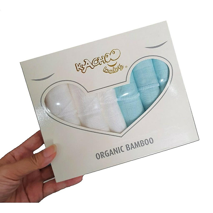 Khăn sữa sợi tre Organic KACHOO Chính hãng Tiết kiệm - Hình ảnh 4