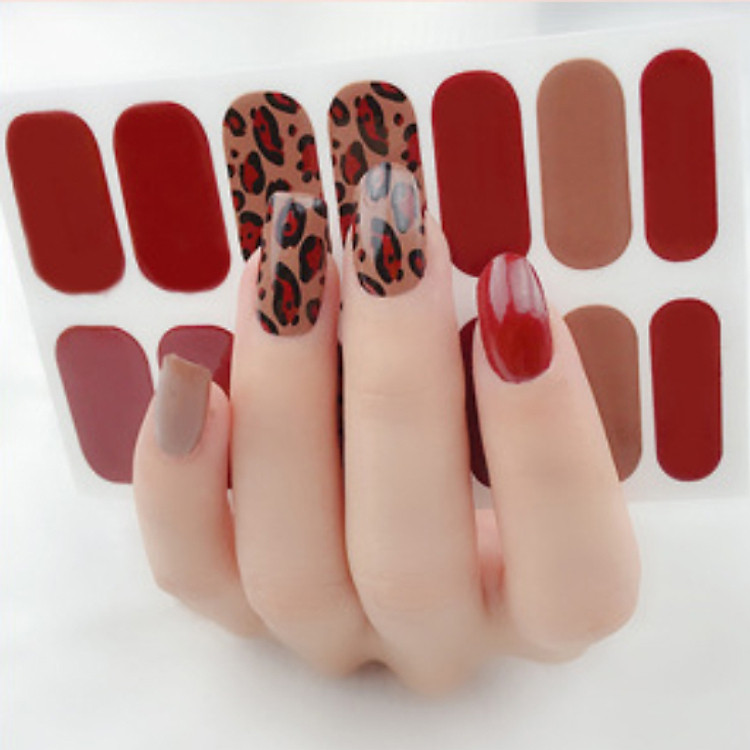 Bộ 14 sticker dán móng tay trang trí 3D