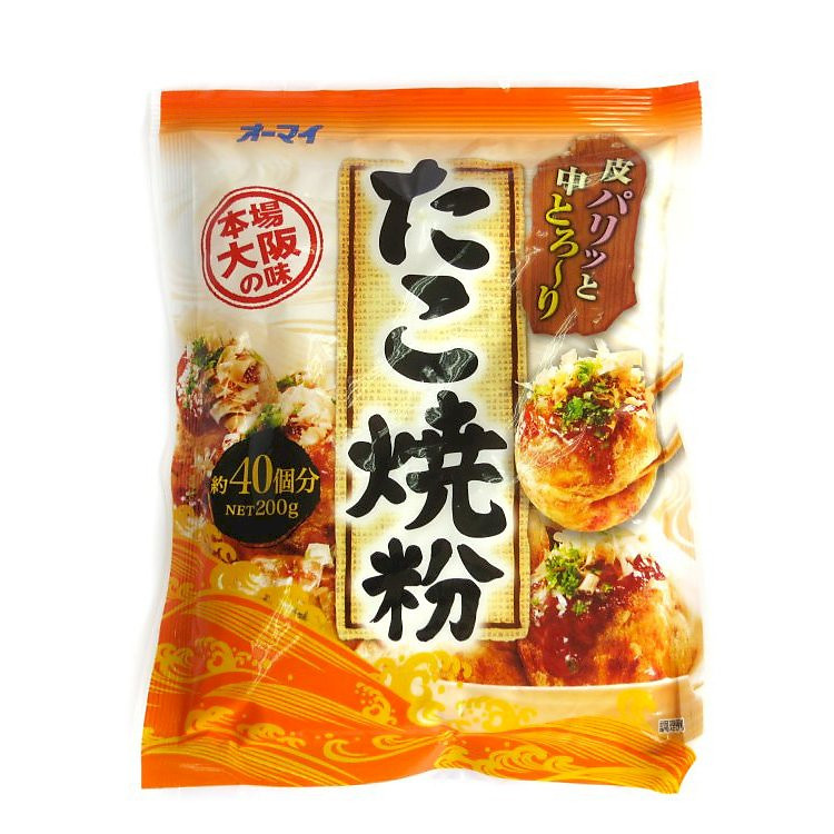 Bột làm bánh Takoyaki Nhật Bản -Khối lượng tịnh: 200g