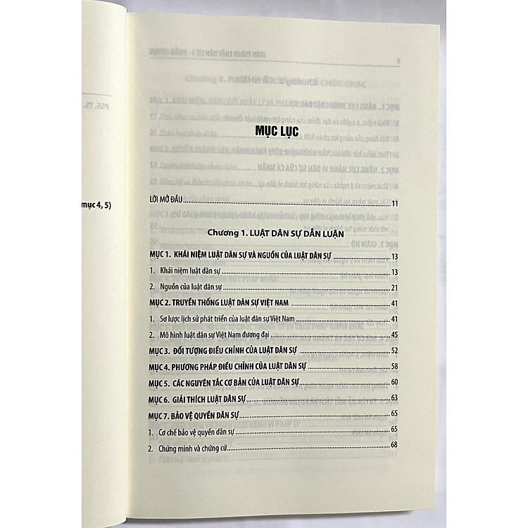 Giáo Trình Luật Dân Sự 1 (Phần Chung) - Ảnh 5