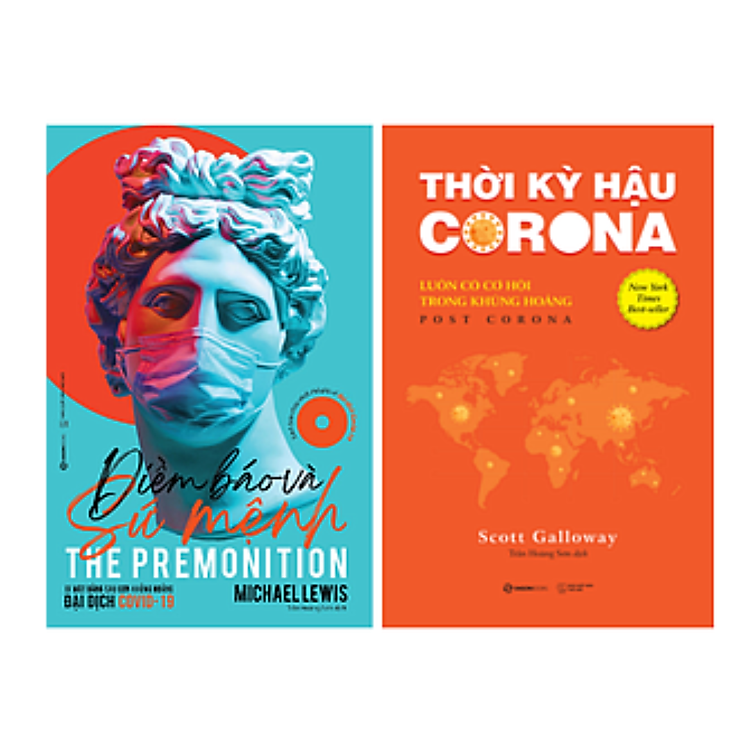 Sách Y Học Hay-Combo 2 Cuốn Sách "Tiền - Hậu" Corona-Thời Kỳ Hậu Corona+Điềm Báo Và Sứ Mệnh
