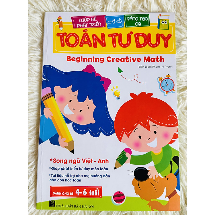 Toán Tư Duy Dành Cho Bé 4-6 Tuổi (Song Ngữ Việt Anh)