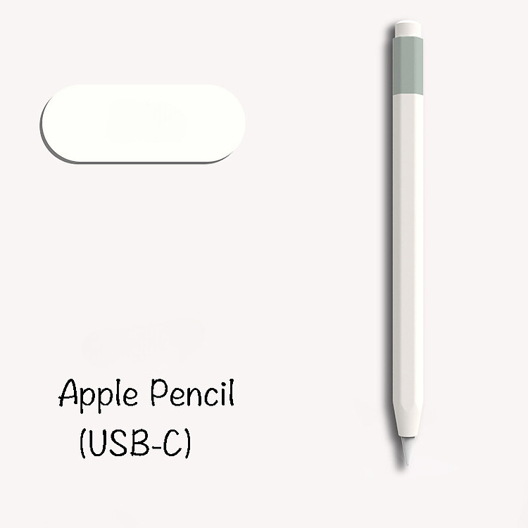 Vỏ Bọc Silicon Siêu Mỏng Cho Apple Pencil USB-C Kai.N Smooth Pencil Kiểu Bút Chì 2 Màu_ Hàng chính hãng