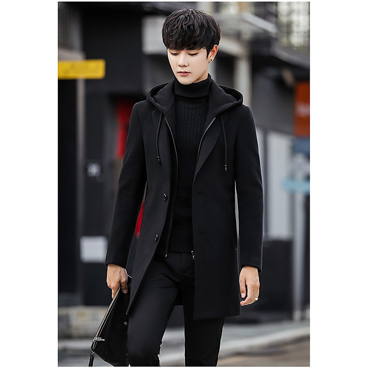 Áo khoác dạ nam dáng lửng cao cấp đẹp nhất hà nội NAD49