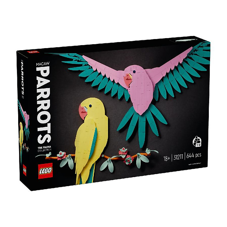 Mua tại Tiki: Mua Đồ Chơi Lắp Ráp Đôi Chim Vẹt LEGO 31211 Chính hãng Giá rẻ