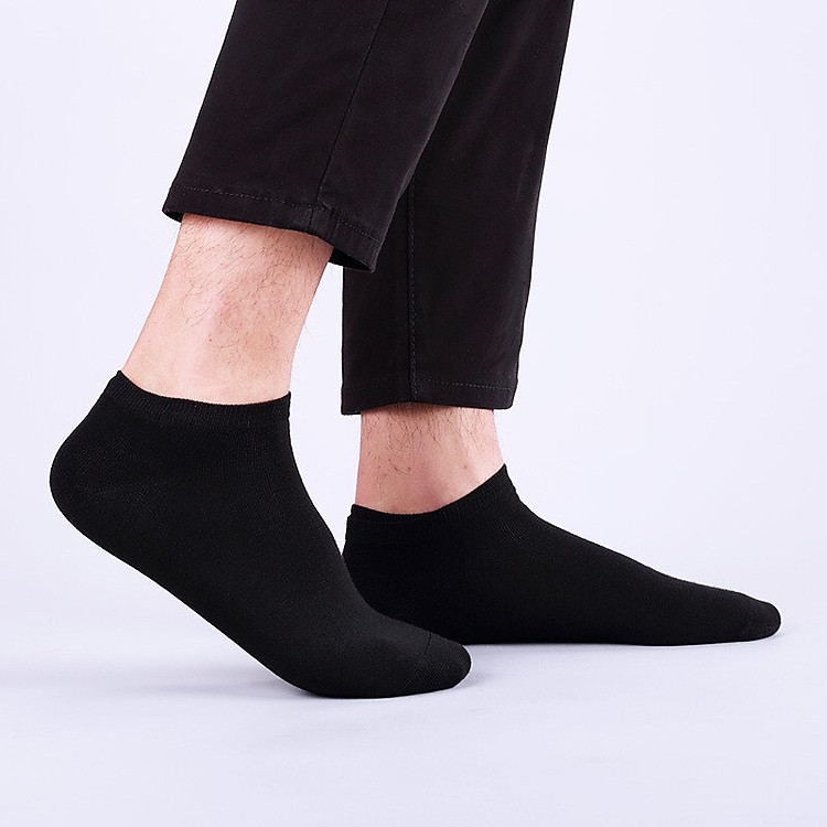 Combo 10 đôi tất(vớ) cổ ngắn, mềm mại chống hôi chân khử mùi phù hợp cho cả nam và nữ