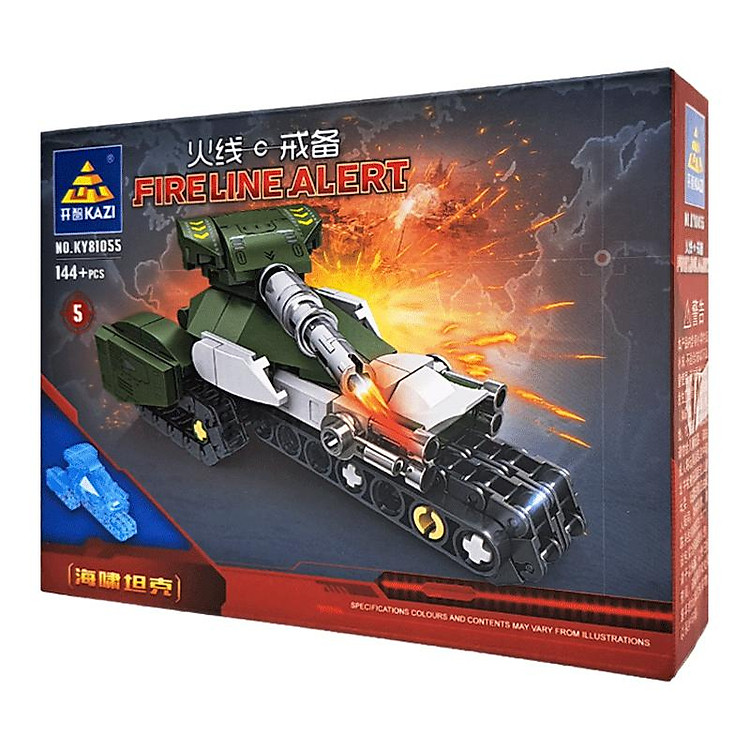 Mua Đồ Chơi Lắp Ráp Xe Tăng Kazi Chính hãng Ưu đãi - Hình ảnh 4