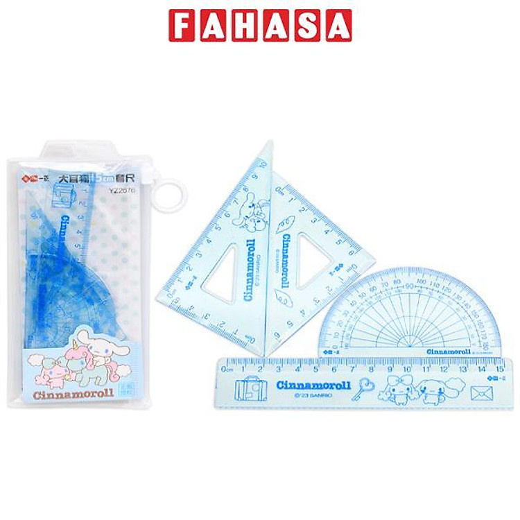 Bộ Thước Eke Cinnamoroll (4 món)