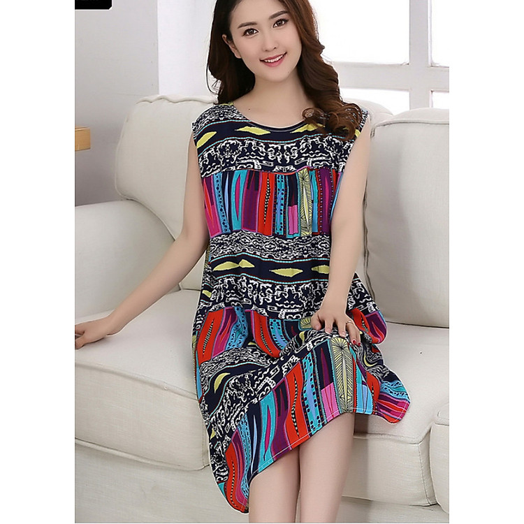 Đầm nữ chất lanh mát Lạnh nhiều lựa chọn (LANHMOI)