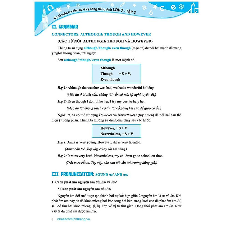 Global Success - Bộ Đề Kiểm Tra Định Kỳ 4 Kỹ Năng Tiếng Anh Lớp 7 (Tập 1) - Ảnh 7