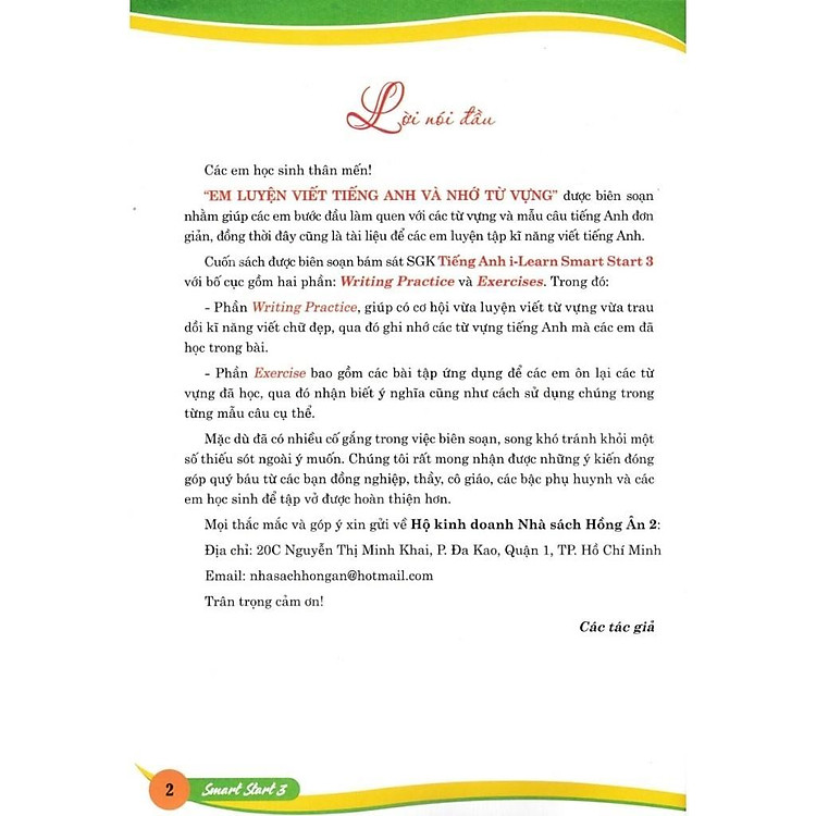 Em Luyện Viết Tiếng Anh Và Nhớ Từ Vựng Smart Start 3 - Ảnh 4